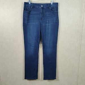 01119 Code Bleu Chelsea Classic Straight medium wash jeans 14